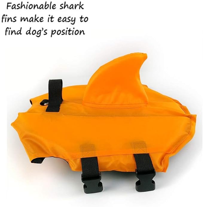 Trendy Pet Shark Fin Swimsuit Professional Life Jacket