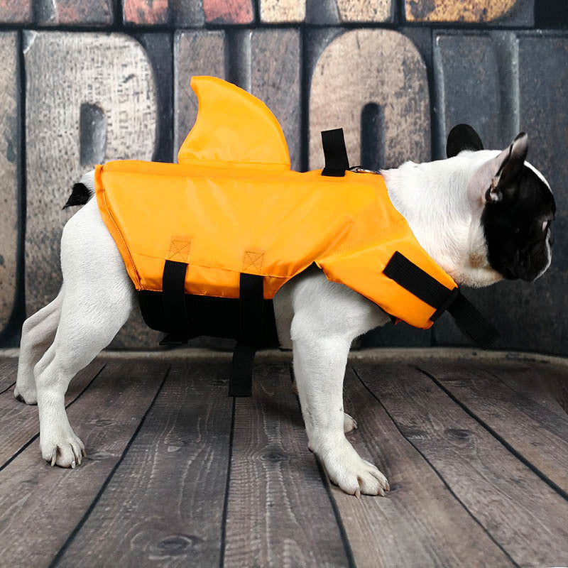 Trendy Pet Shark Fin Swimsuit Professional Life Jacket