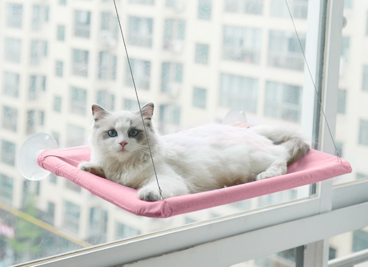 Cat Hanging Bed Pink