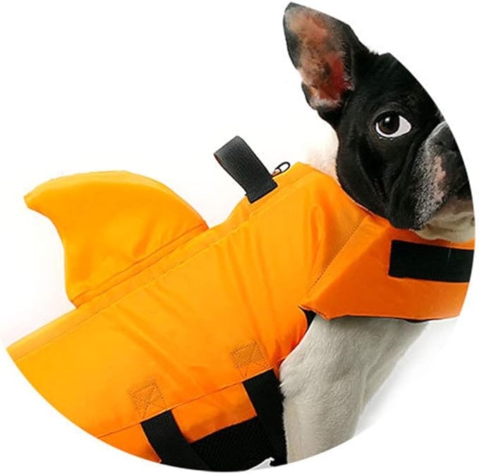 Trendy Pet Shark Fin Swimsuit Professional Life Jacket