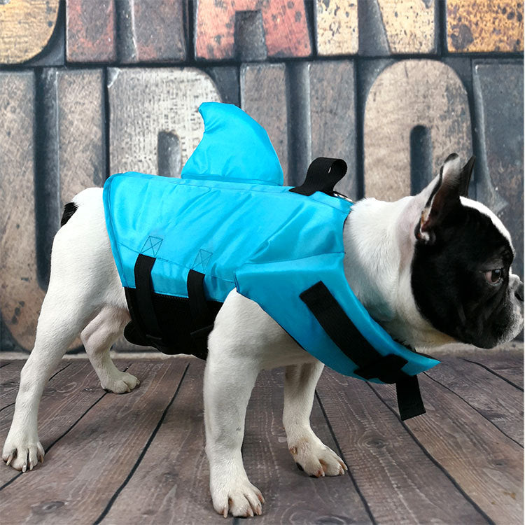 Trendy Pet Shark Fin Swimsuit Professional Life Jacket