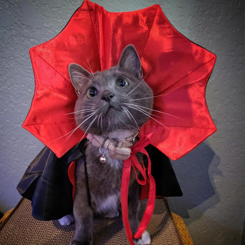 Halloween Costume Witch Vampire Cat and Dog Cloak