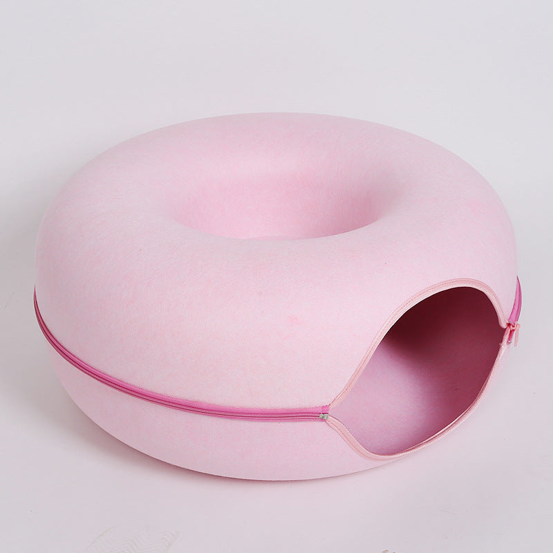 Donut Tunnel Cat House