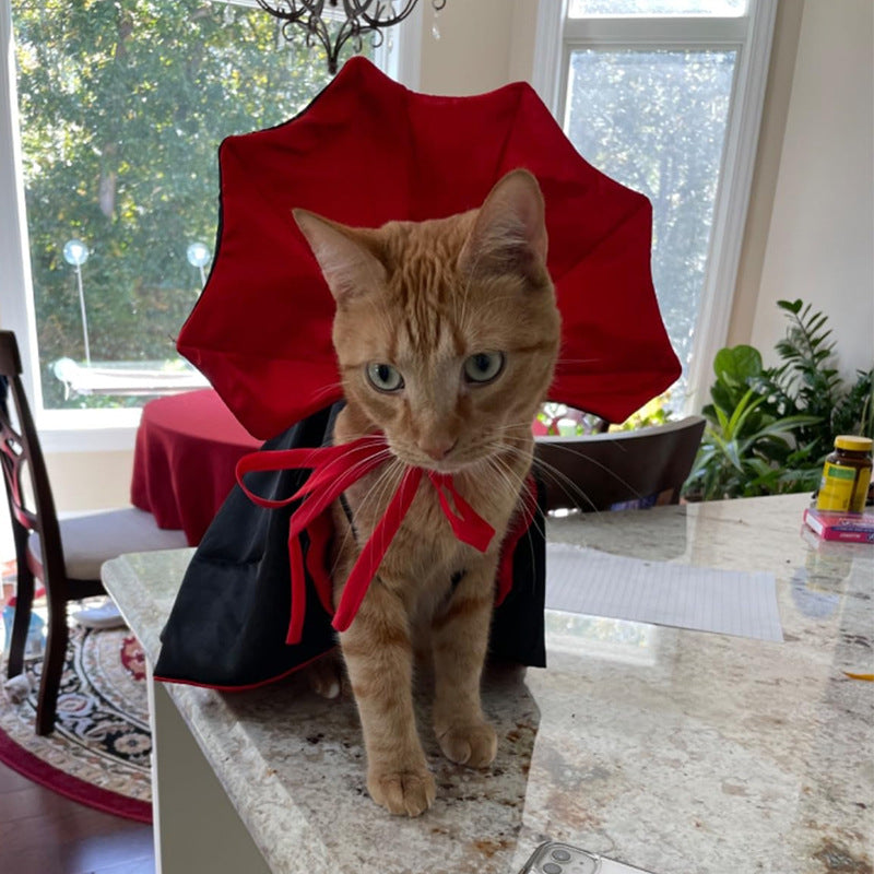 Halloween Costume Witch Vampire Cat and Dog Cloak