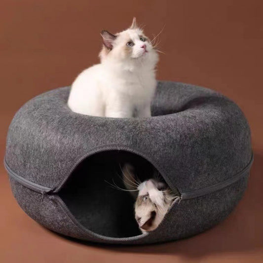 Donut Tunnel Cat House