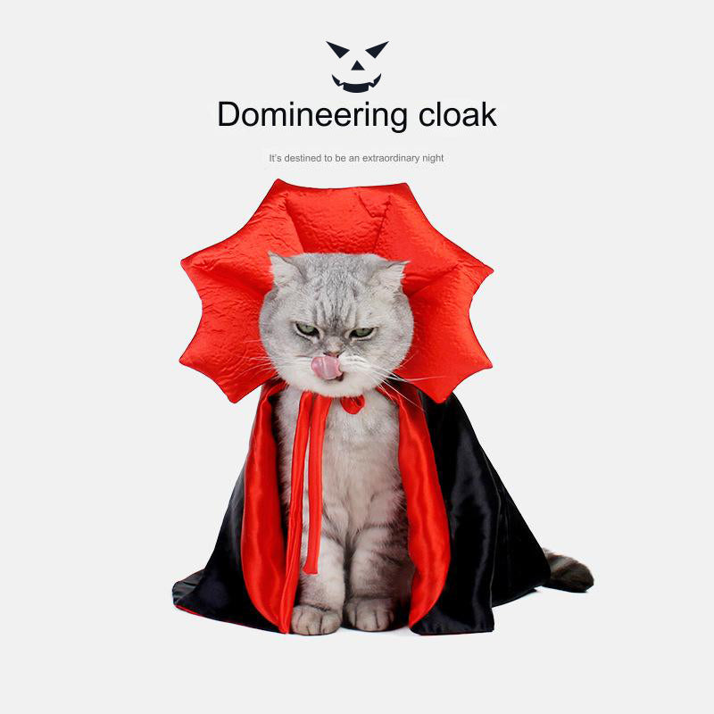 Halloween Costume Witch Vampire Cat and Dog Cloak